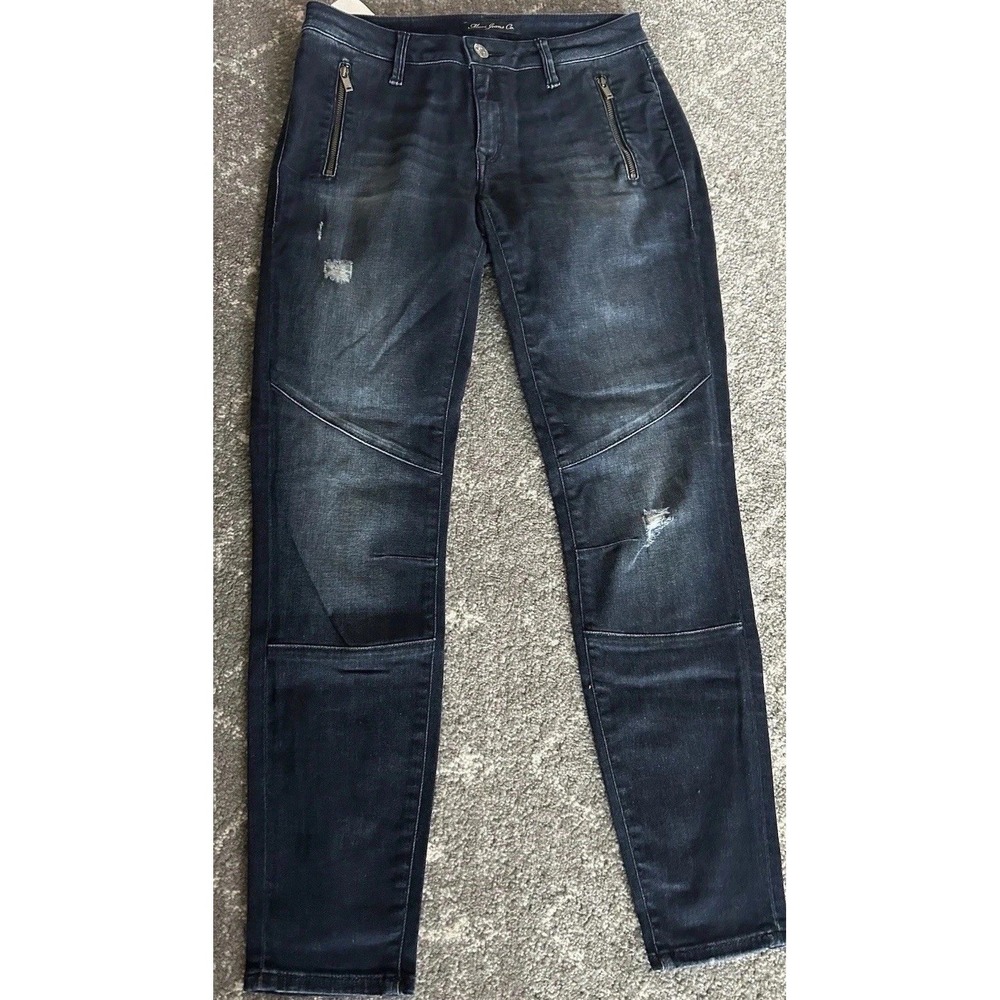 New Mavi Jeans Zipper Pockets Skinny Measure At 28 Waist And 28" Inseam
